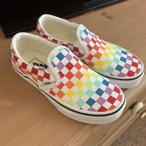 New without box rainbow vans